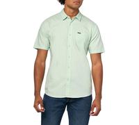 Volcom Camicia da Uomo Orion a Maniche Corte con Bottoni, Menta di Menta, L