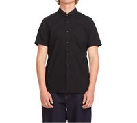 Volcom - Camicia in cotone - Everett Oxford SS Shirt New Black per Uomo in Cotone - Taglia M - Nero