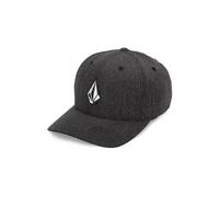 Volcom - Berretto con visiera curva - Full Stone Hthr Flexfit Hat Charcoal Heather per Uomo - Taglia S\/M - Grigio Grigio S\/M