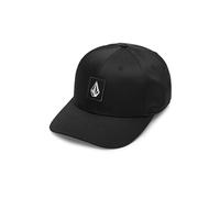 Volcom Cappello da uomo Snapback - Cappello regolabile a tesa piatta con logo ricamato, Quadrato nero, Taglia unica