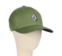 Volcom Cappello Full Stone Flexfit Verde Brolive Cotone S/M L/XL Unisex