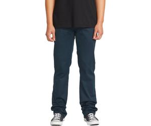 Volcom - Chino dal taglio dritto - Frickin Modern Stretch Pant Dark Navy per Uomo in Cotone - Taglia 31 US - Blu navy