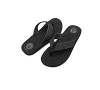 Volcom Daycation-Infradito, Sandali Uomo, Black Destructo, 39.5 EU