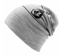 Volcom Deadly Stone Berretto di Maglia Inverno Cappello Lana Grigio Chiaro