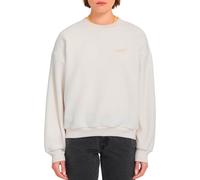 Volcom - Felpa a collo rotondo - Too Doo Crew W Dirty White per Donne - Taglia M - Bianco