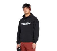 Volcom Felpa con Cappuccio da Uomo Essential Snowboard Riding Fleece con Cappuccio, Nero S5, XL