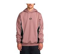 Volcom - Felpa con cappuccio idrorepellente - Vital Hydro Po Mauve per Uomo in Pelle - Taglia S - Viola