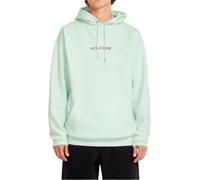 Volcom - Felpa con cappuccio - Volcom Stone Po Fleece Hoodie Cloud Blue per Uomo in Cotone - Taglia L - Verde Verde L