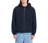 Volcom Felpa con Cappuccio Zip Stone Single Foderata - Marine