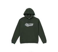 Volcom Felpa da Uomo in Pile con Cappuccio Volstoned, Foresta Oscura, Large