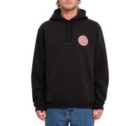 Volcom Felpa da uomo in pile con cappuccio Volstoned, nero, Medium