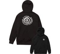 Volcom - Felpa idrorepellente con cappuccio - Riding Hydro P/O W Black - Taglia M - Nero