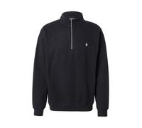 Volcom - Felpa di pile da uomo con mezza zip - Single Stone Quarter Zip Black per Uomo in Cotone - Taglia L - Nero