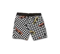 Volcom Flashback Trunk - Costume da Bagno da Uomo, 17 cm, Uomo, A2512002, Nero, XS