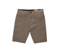 Volcom - Pantaloncini chino stretch - Frickin Modern Stretch Short 21 Mushroom per Uomo - Taglia 36 US - Marrone Marrone 36 US