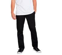 Volcom Frickin, Pantaloni Chino Modern Fit Stretch, Nero 1, 31W x 30L Uomo