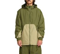 Volcom - Giacca da snowboard da uomo in GORE-TEX ePE - Longo Gore-Tex Jacket Dark Olive per Uomo in Pelle - Taglia M - Verde