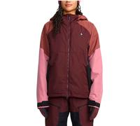 Volcom - Giacca da snowboard impermeabile e isolante - Agate Insulated Jacket W Oxblood per Donne in Pelle - Taglia S - Bordeaux