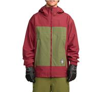 Volcom - Giacca da snowboard impermeabile e traspirante - Arthur 3L Jacket Burnt Red per Uomo in Pelle - Taglia S - rosso