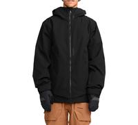 Volcom - Giacca da snowboard impermeabile e traspirante - Brighton Full Zip Jacket Black per Uomo in Pelle - Taglia L