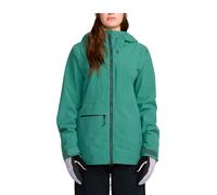Volcom - Giacca da snowboard impermeabile e traspirante - Cloudbreaker Stretch 30K Jacket W Spruce Green per Donne in Pelle - Taglia S - Verde
