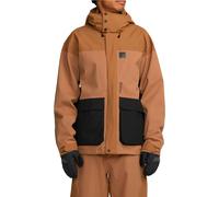 Volcom - Giacca da snowboard impermeabile e traspirante - Kleveland Jacket Terra Brown per Uomo in Pelle - Taglia L - Marrone