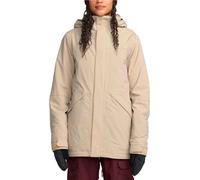 Volcom - Giacca da snowboard impermeabile e traspirante - Shelter 20K 3D Stretch Jacket W Oatmeal per Donne in Pelle - Taglia L - Beige