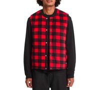 Volcom - Giacca reversibile senza maniche - Bowered Vest Lifeguard Red per Uomo - Taglia L - rosso