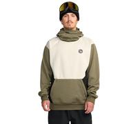 Volcom Hydro Fleece Riding Water-Repellent Sweatshirt with Storm Hood & Thumbholes Pullover Uomo