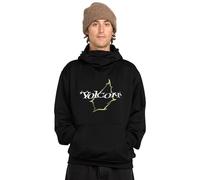 Volcom Hydro Fleece Riding Water-Repellent Sweatshirt with Storm Hood & Thumbholes Pullover Uomo