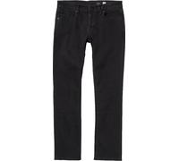 Volcom - Jean confortable - Vorta Denim Black Out per Uomo in Cotone - Taglia 33 US - Nero