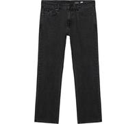 Volcom - Jean droit - Kinkade Denim Washed Slate per Uomo in Cotone - Taglia 31 US - Nero