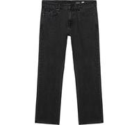 Volcom - Jean droit - Kinkade Denim Washed Slate per Uomo in Cotone - Taglia 33 US - Nero
