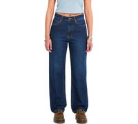 Volcom - Jeans dal taglio casual - Daddio Jean Washed Blue per Donne in Cotone - Taglia 28 US