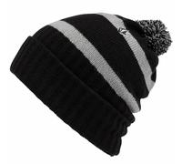 Volcom Jump Stalker Beanie Berretto di Maglia con Pon Balaclava Berretto Nero