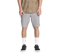 Volcom Kerosene 21" Hybrid Chino Shorts Pantaloncini, Grigio mlange, 29W Uomo