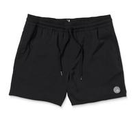 Volcom - Pantaloncini da tavola idrorepellenti - Lido Solid Trunk Boardshort 16" Black per Uomo in Pelle - Taglia L - Nero Nero L