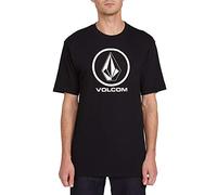 Volcom Maglietta a Maniche Corte da Uomo Circle Stone, Nero, L