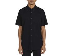 Volcom Men's Everett Oxford Short Sleeve Buttondown Shirts New Black-2XL