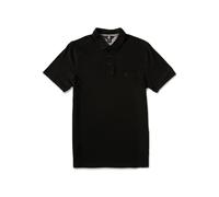 Volcom Men's Wowzer Polo Short Sleeve Shirt Black