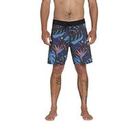 Volcom Mentawais Stoney - Pantaloncini da Uomo da 18", Uomo, Pantalone Corto, A0812001, Nero, 28