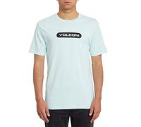 Volcom New Euro BSC SS, T-Shirt Uomo, Resina Blu, XS