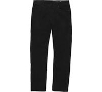 Volcom - Pantalon droit en velours côtelé - Solver 5 Pocket Corduroy Pant Black per Uomo in Cotone - Taglia 31 US - Nero