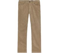 Volcom - Pantalon droit en velours côtelé - Solver 5 Pocket Corduroy Pant Brindle per Uomo in Cotone - Taglia 34 US - Beige