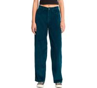 Volcom - Pantalon en velours côtelé - Weellow II Cord Pant W Emerald Green per Donne in Cotone - Taglia 26 US - Verde