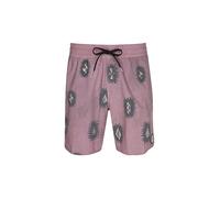VOLCOM Pantaloncini da spiaggia da uomo Psyche Cotton rosa | M