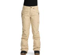 Volcom - Pantaloni da snowboard impermeabili e traspiranti in GORE-TEX ePE - Kanyon Insulated Gore-Tex Pant W Oatmeal per Donne - Taglia S - Beige
