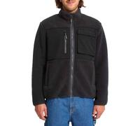 Volcom - Pile con zip da uomo - Storm Stone Zip Asphalt Black per Uomo - Taglia L - Grigio