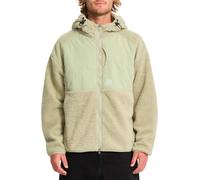 Volcom - Pile da uomo con cappuccio e zip - Nomaa Sherpa Zip Green Tea per Uomo - Taglia M - Verde