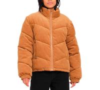 Volcom - Piumino in velluto a coste - Cord'N Puff Vintage Brown per Donne in Cotone - Taglia M - Marrone Marrone M